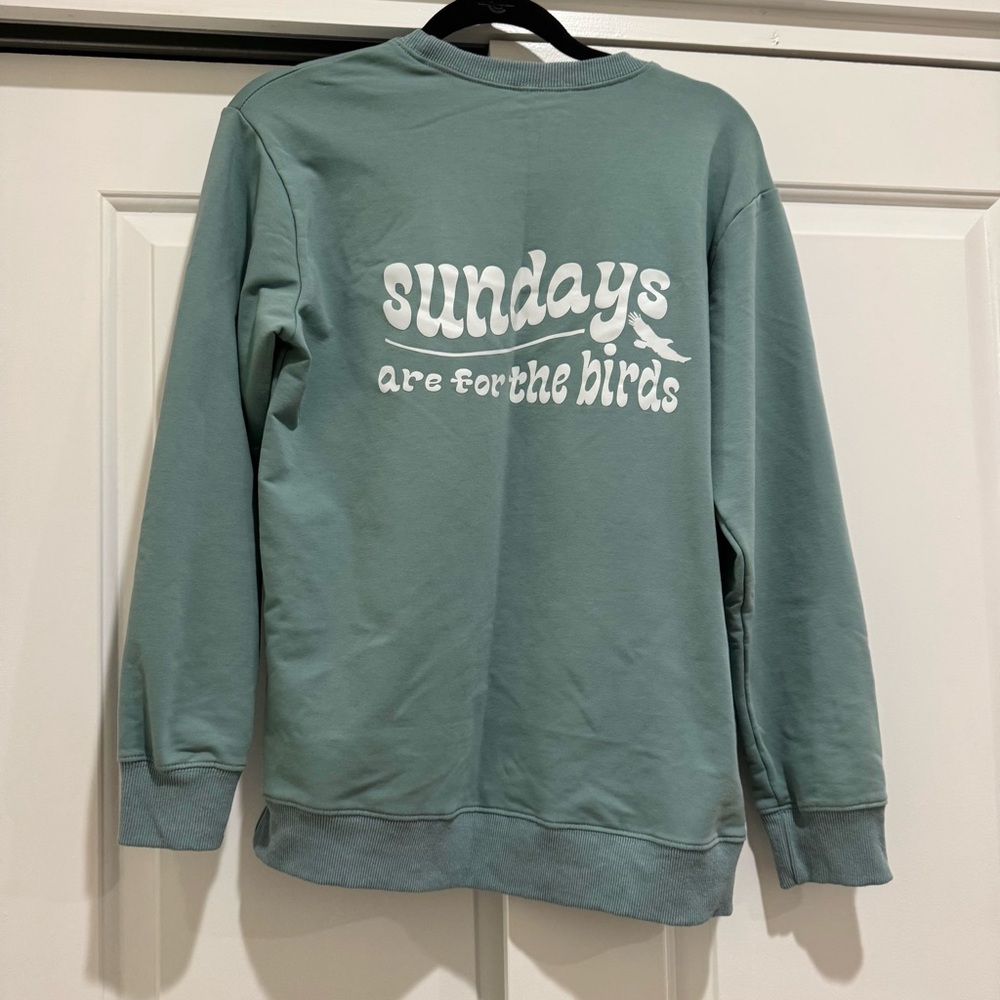 Philadelphia Eagles Women’s Sweatshirt, Go Birds, Football Medium - Picture 4 of 4